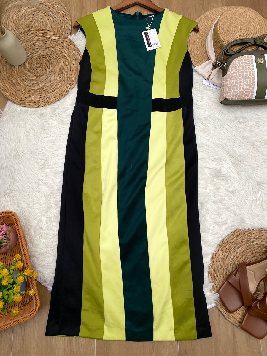 Vestido New York & Company verde — miniatura 2