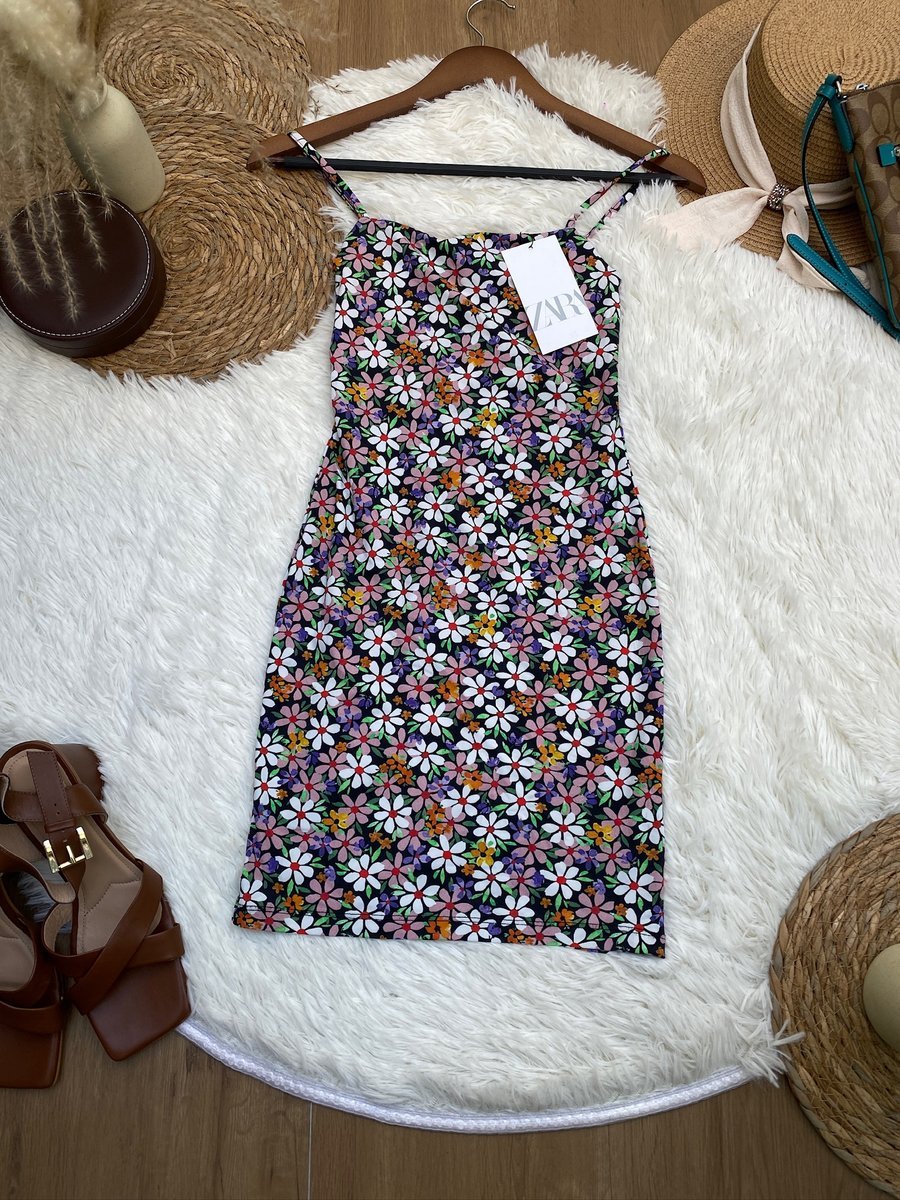 Vestido ZARA floreado — miniatura 2