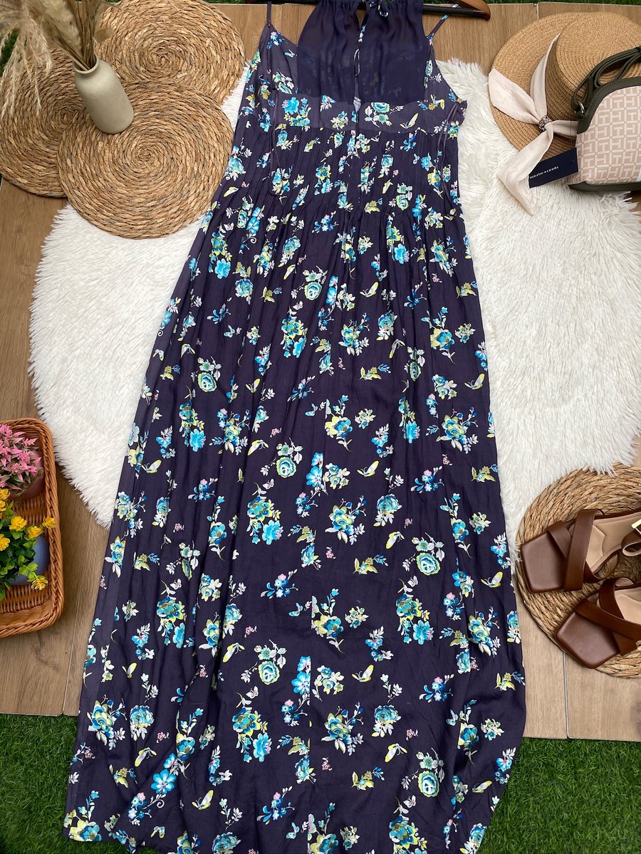 Vestido LC Lauren Conrad morado floreal — miniatura 4