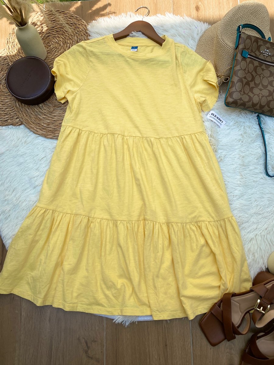 Vestido OLD NAVY amarillo — miniatura 2