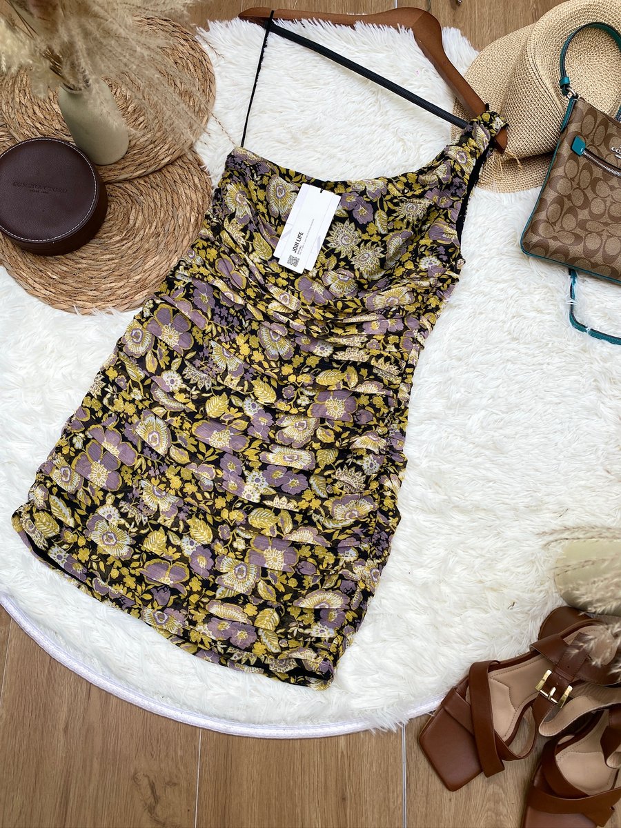 Vestido ZARA estampado floreal — miniatura 2
