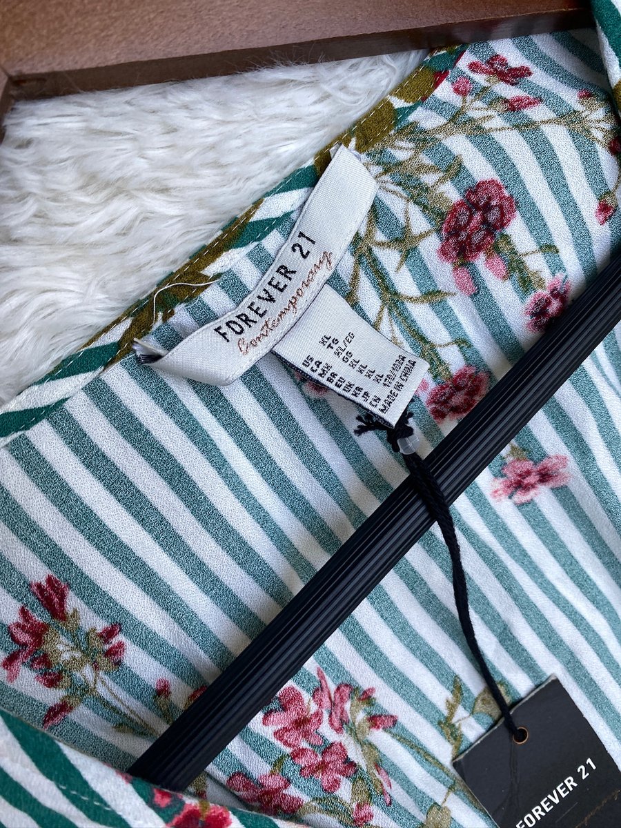 Vestido Forever 21 verde — miniatura 3
