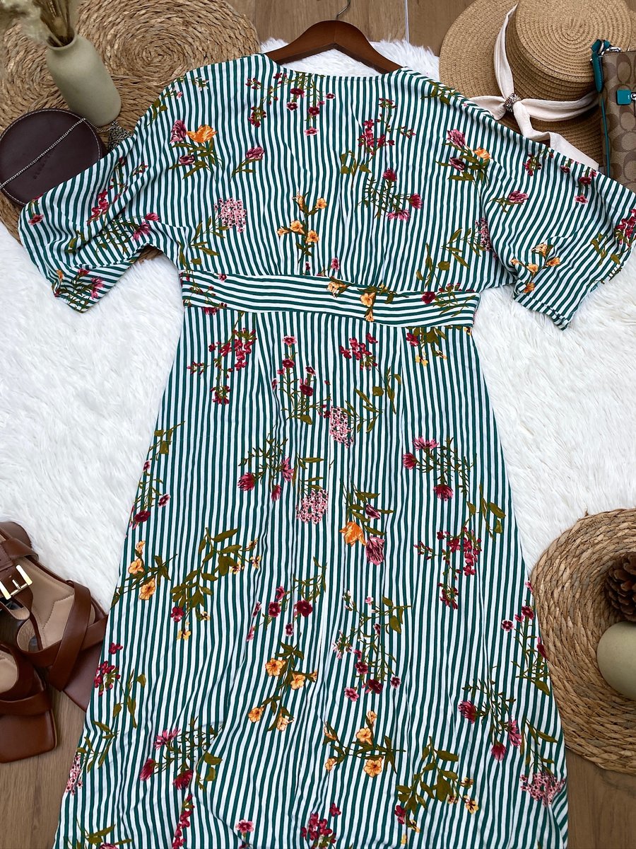Vestido Forever 21 verde — miniatura 4