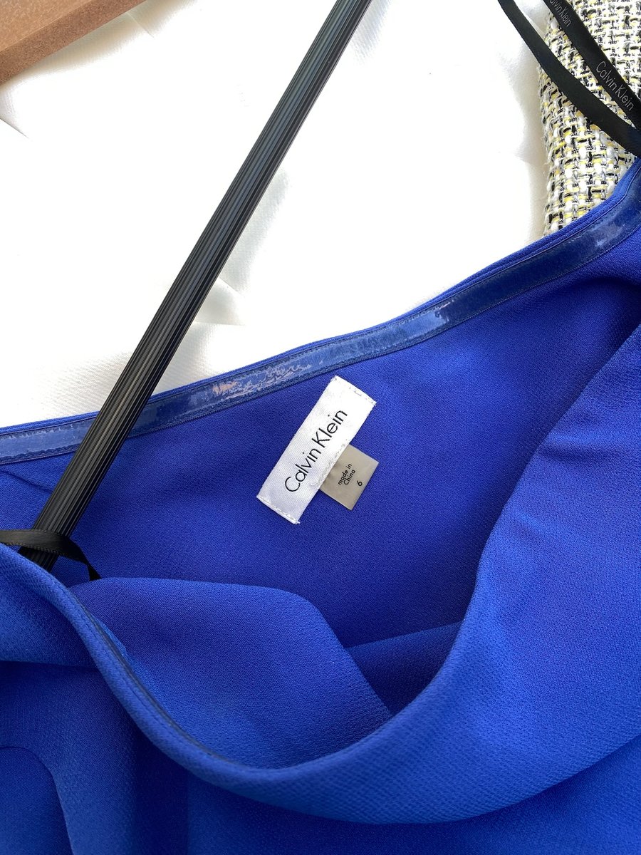 Vestido Calvin Klein Azul — miniatura 3