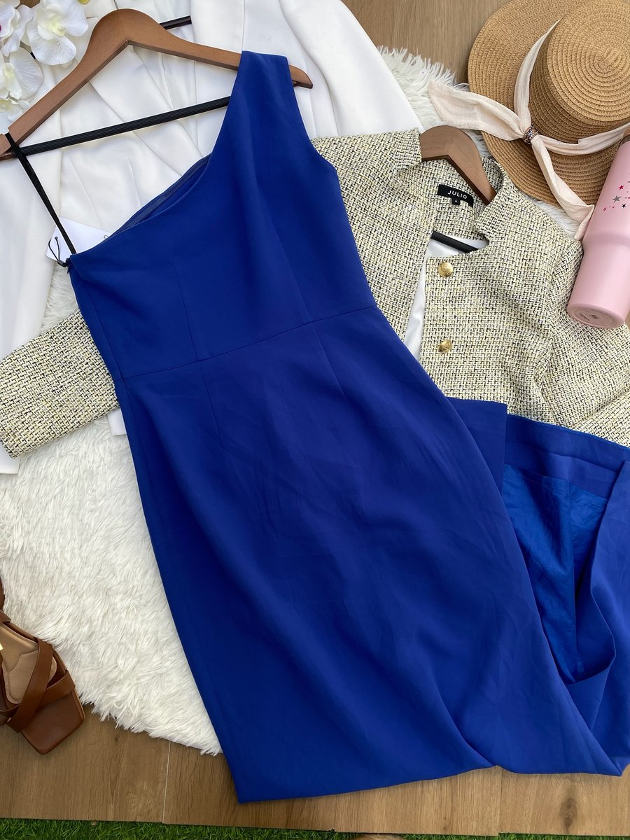 Vestido Calvin Klein Azul — miniatura 4