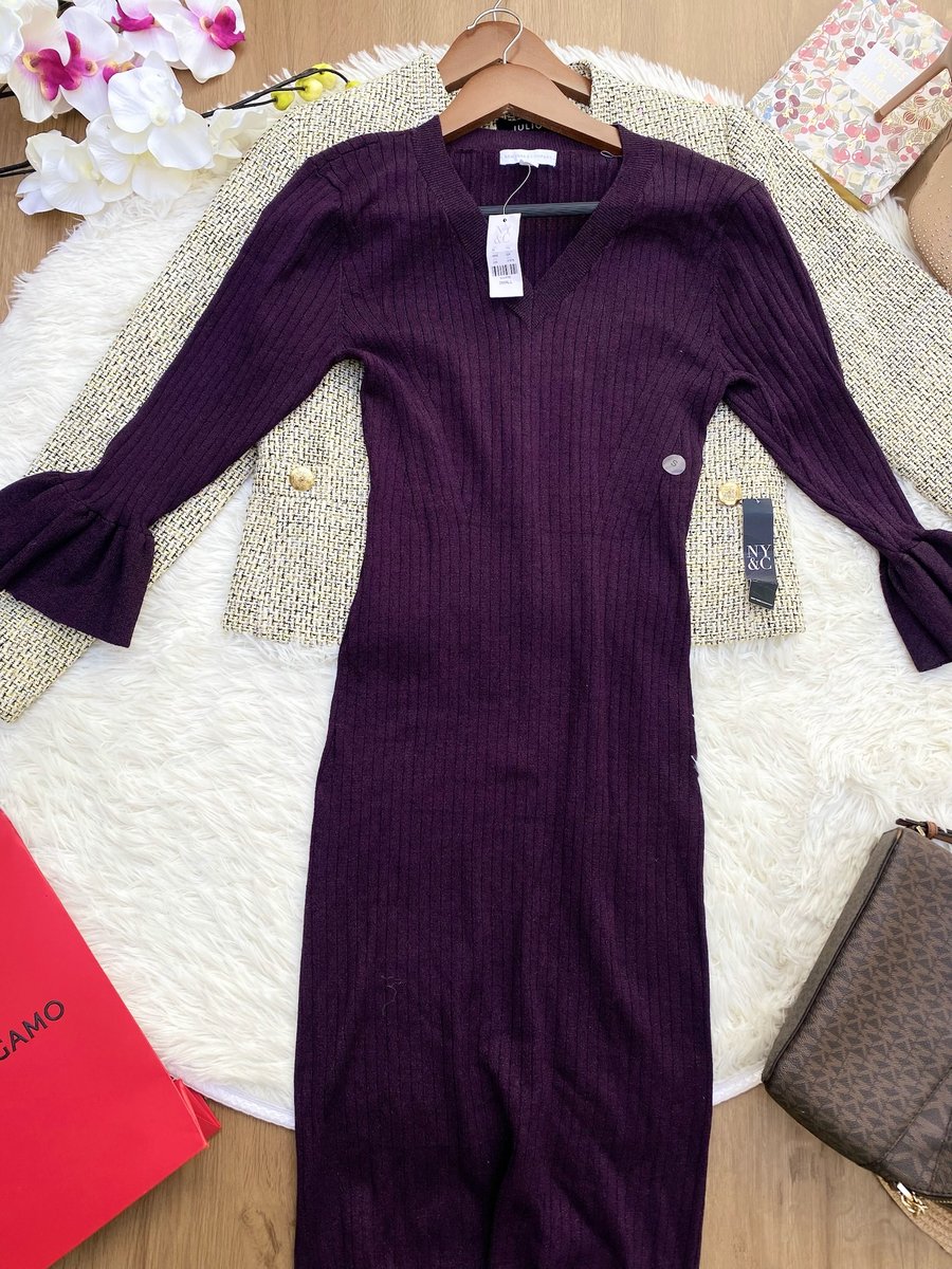 Vestido NEW York & Company morado — miniatura 2