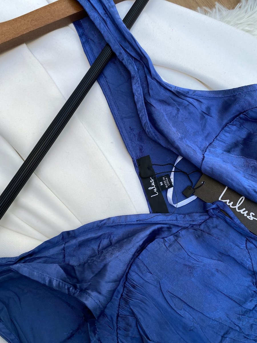 Vestido LULUS Azul — miniatura 3