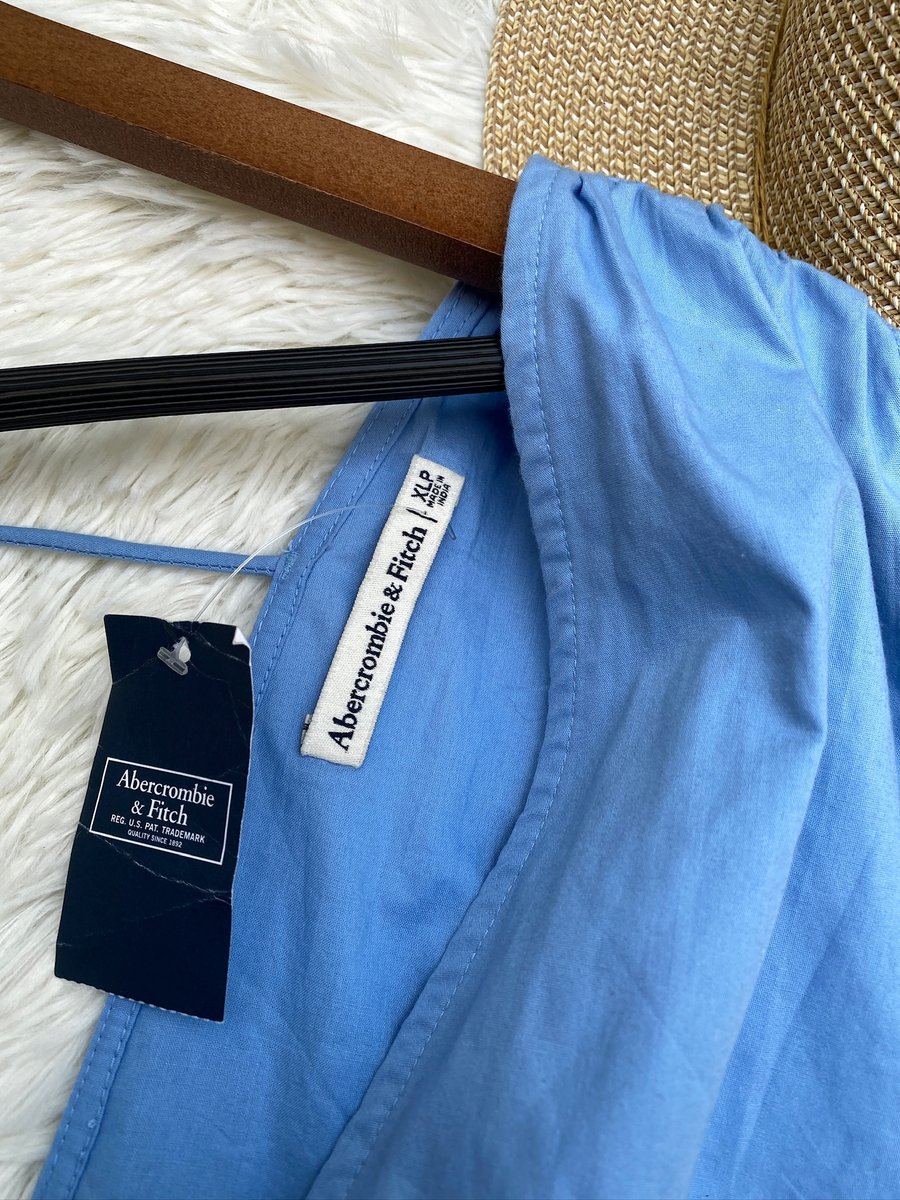 Vestido Abercrombie & Ficth Azul cielo — miniatura 3