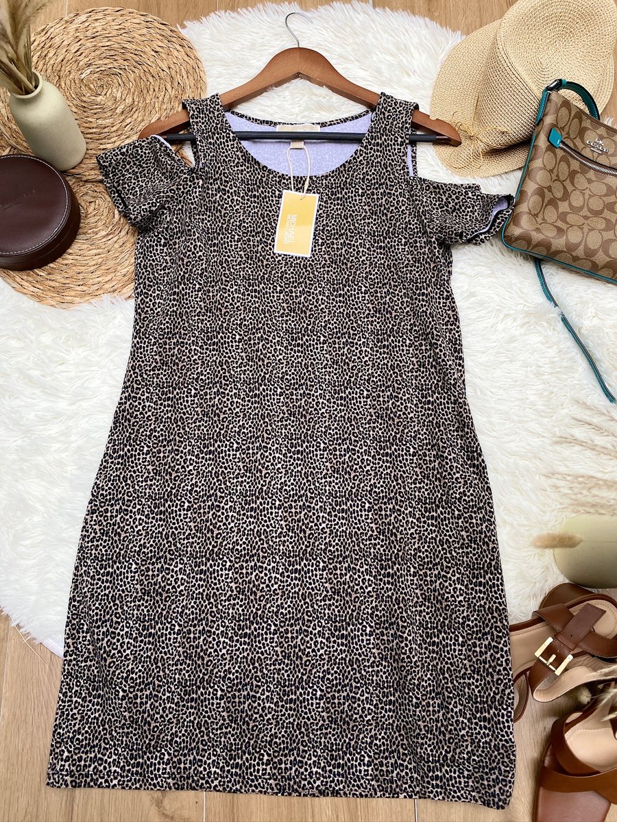 Vestido Michel Kors animal print — miniatura 2
