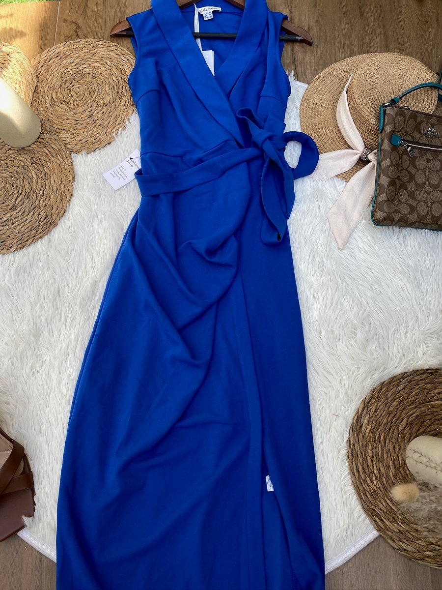 Vestido GRACE KARIN Azul — miniatura 2