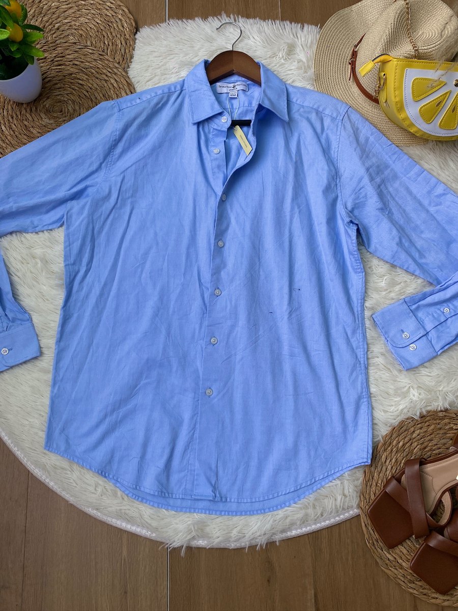 Camisa BEVERLY HILLS POLO CLUB STRETCH Azul Cielo — miniatura 2