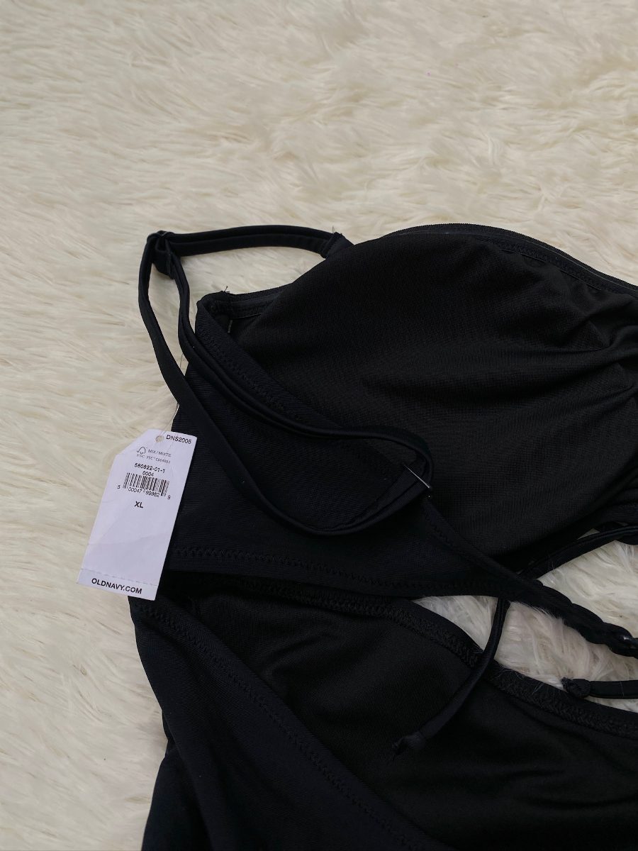 Traje de Baño OLD NAVY Enterizo Negro — miniatura 3