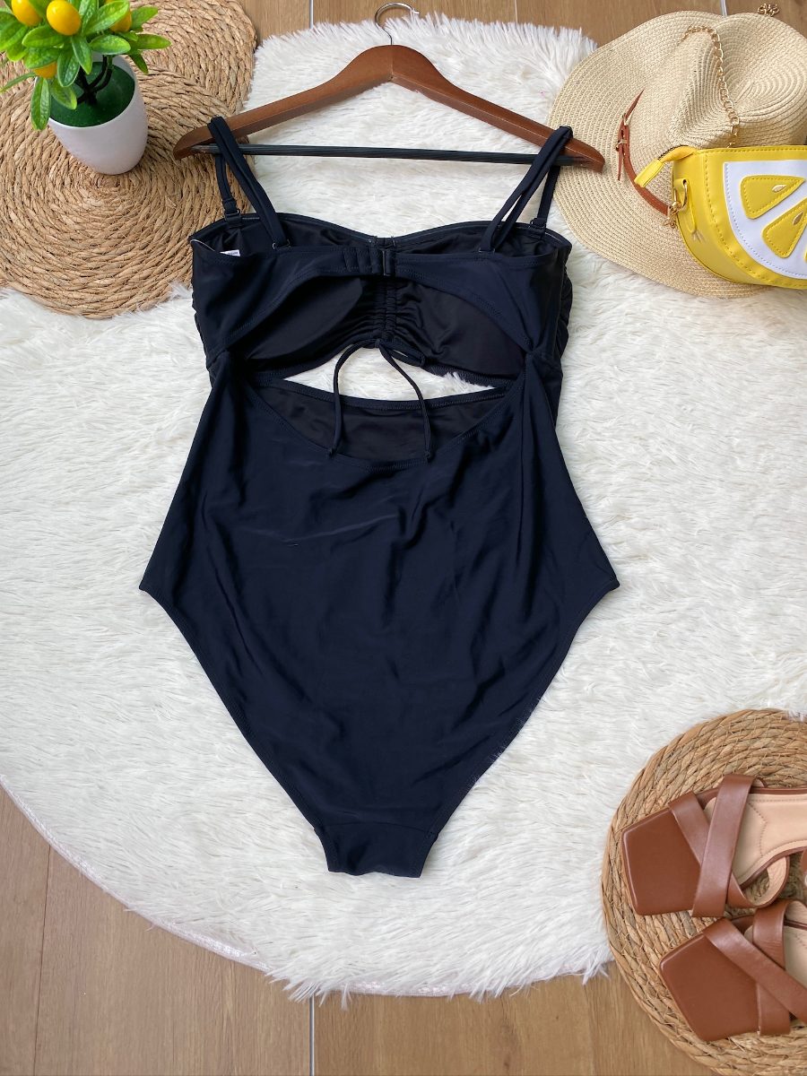 Traje de Baño OLD NAVY Enterizo Negro — miniatura 4