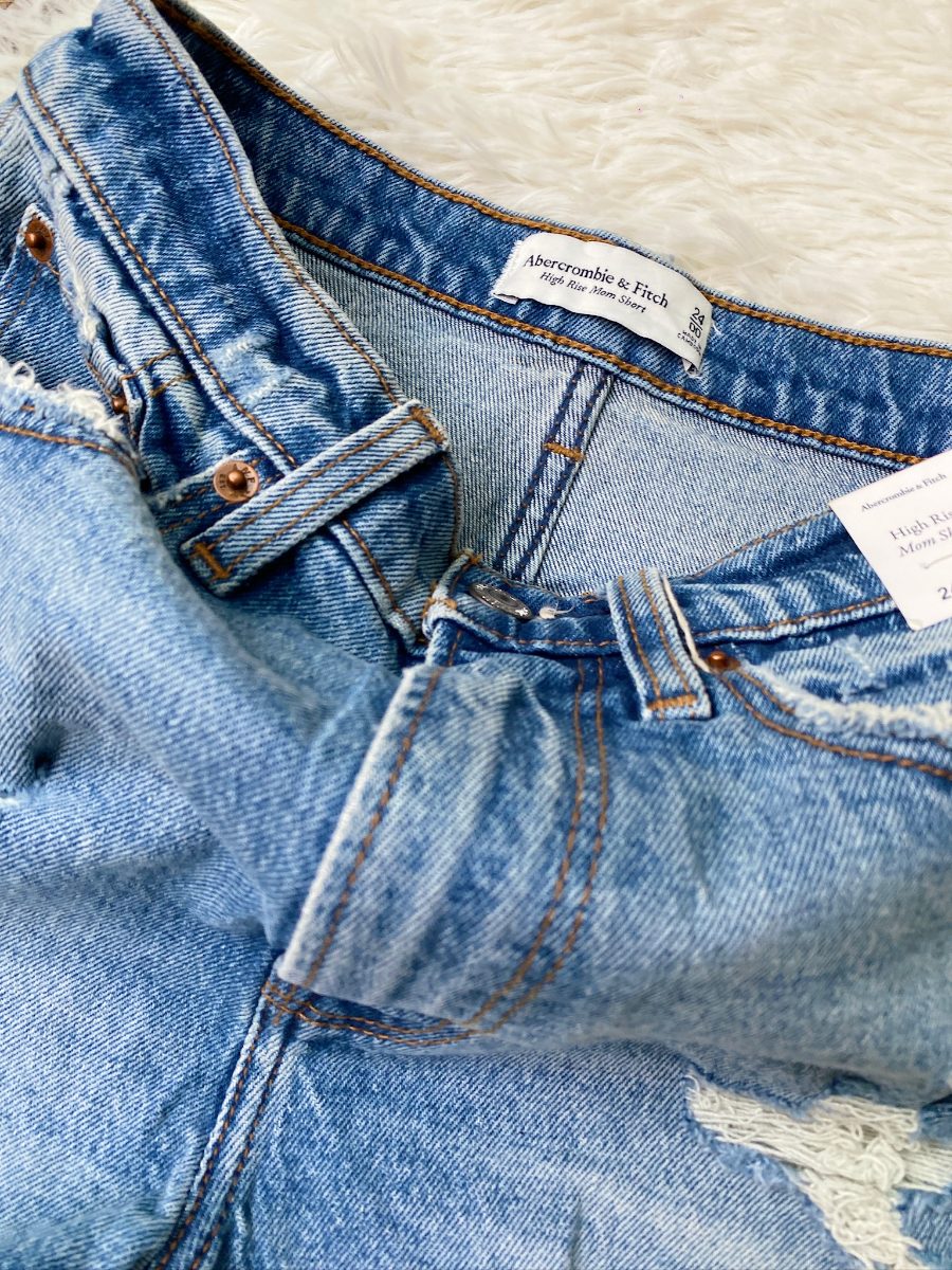 ABERCROMBIE & FITCH High Rise Mom Short — miniatura 4