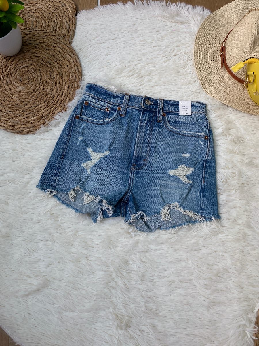 ABERCROMBIE & FITCH High Rise Mom Short — miniatura 3