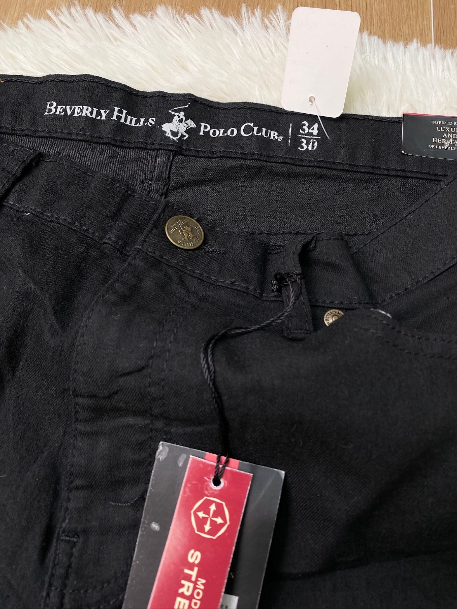 Jean BEVERLY HILLS POLO CLUB Negro Stretch — miniatura 4