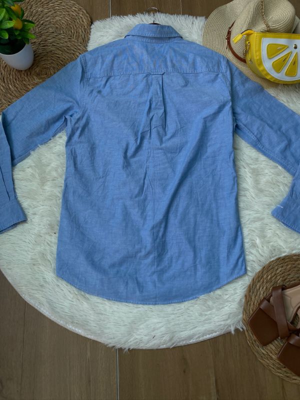 Camisa Oxford Azul Cielo CHAPS — miniatura 3