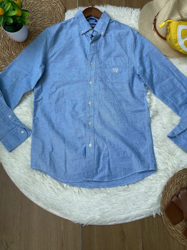 Camisa Oxford Azul Cielo CHAPS — miniatura 2