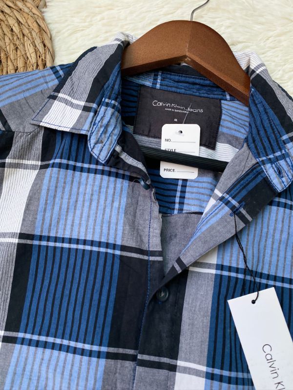 Camisa Cuadros Clásica CALVIN KLEIN — miniatura 4