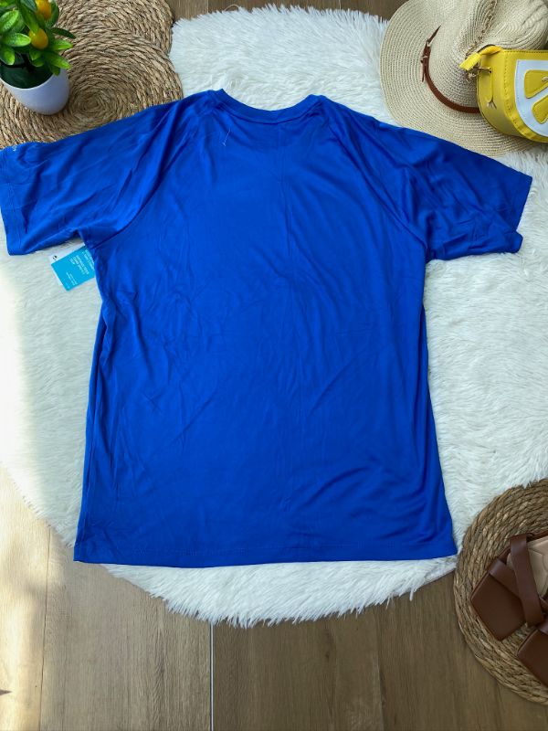 Playera NIKE DRI-FIT Swim Azul Rey — miniatura 3