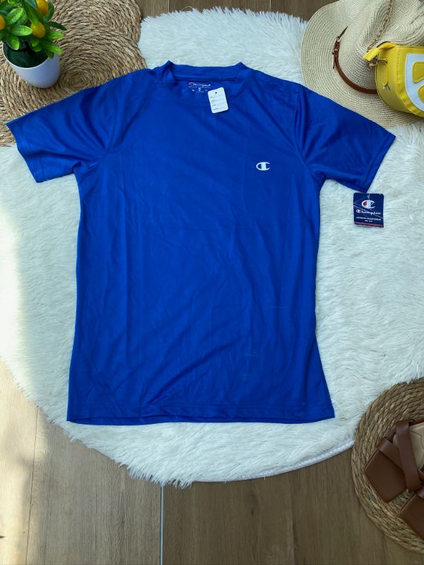 Playera CHAMPION Athleticwear Azul Rey — miniatura 2