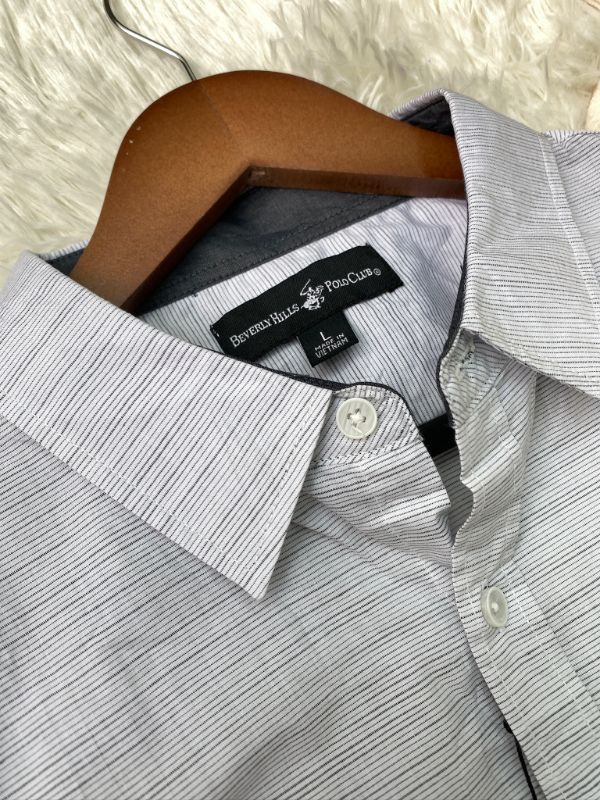 Camisa BEVERLY HILLS POLO CLUB Rayas Finas — miniatura 4