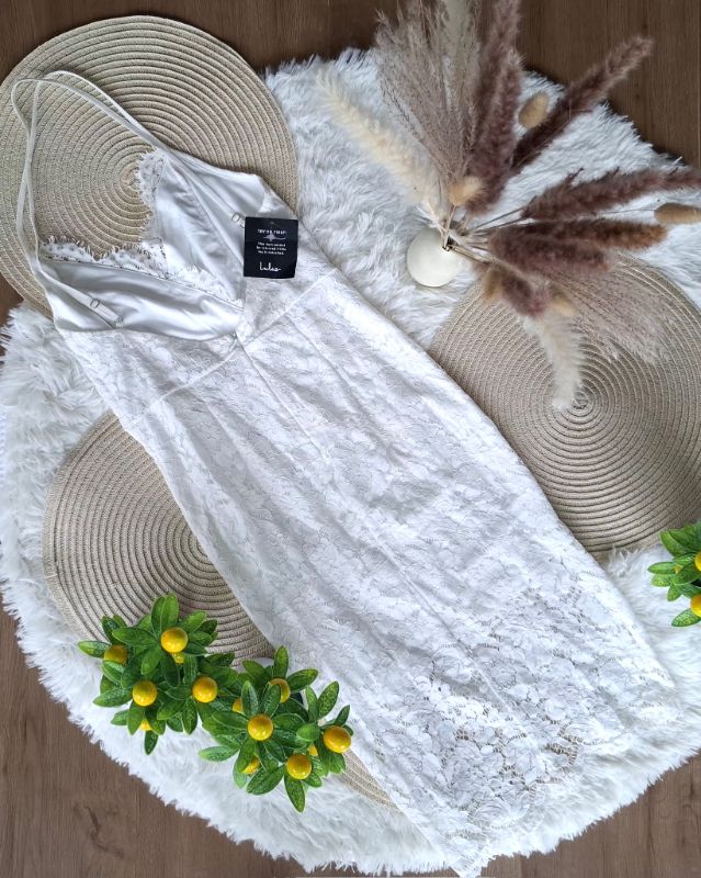 Vestido LULUS White Romance — miniatura 2