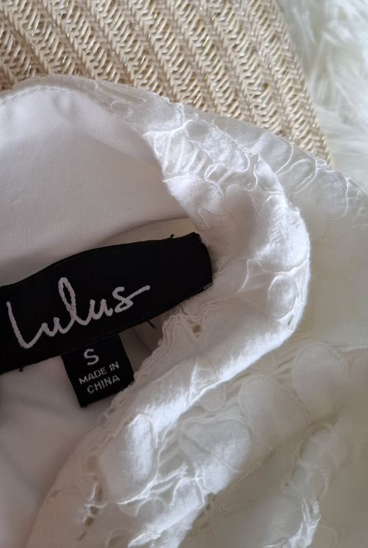 Vestido LULUS White Romance — miniatura 4