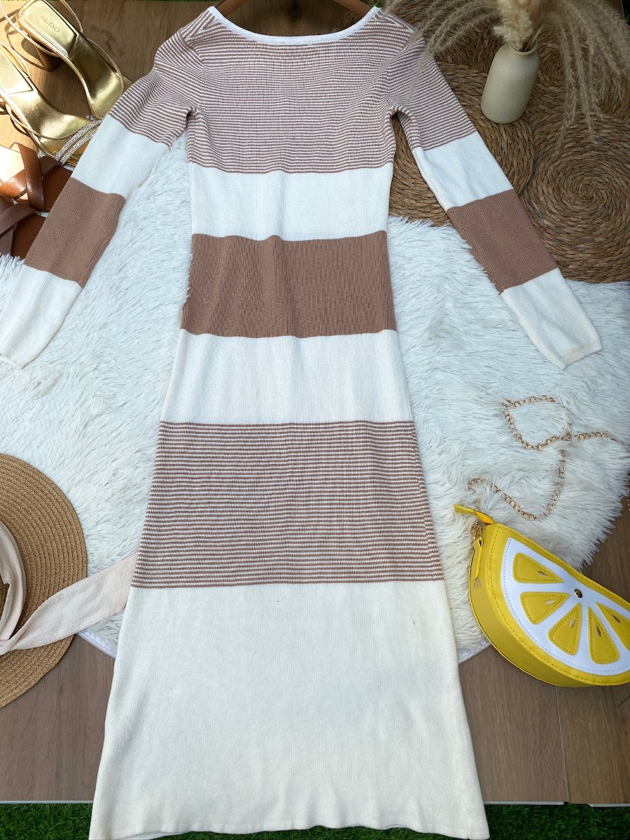 Vestido FRESHMAN 1996 Cappuccino — miniatura 3