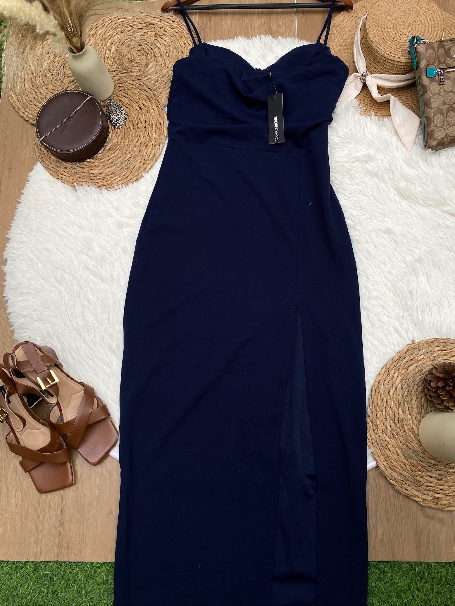 Vestido FASHION NOVA Azul Imperial — miniatura 2