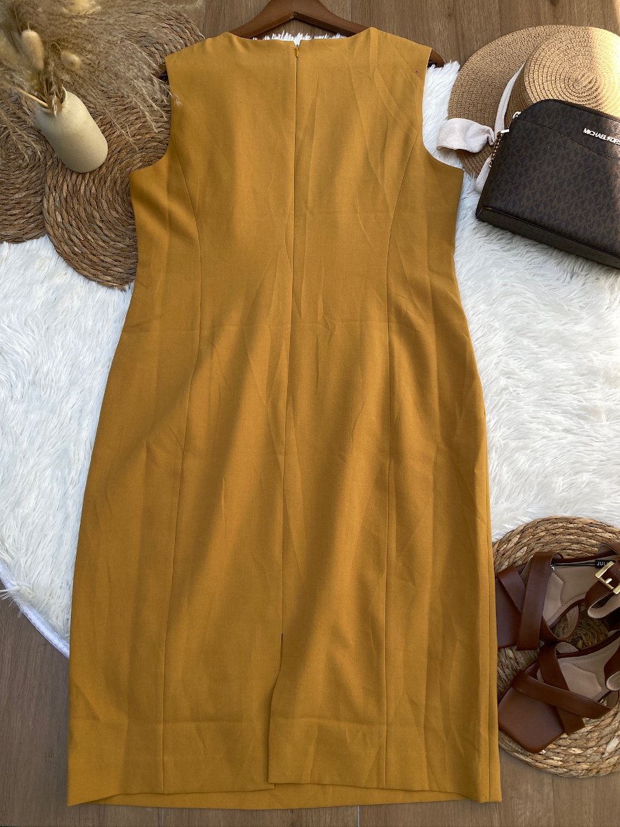 Vestido BLACK LABEL by EVAN-PICONE Camel Elegance — miniatura 3
