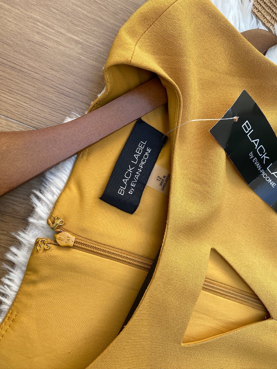 Vestido BLACK LABEL by EVAN-PICONE Camel Elegance — miniatura 4