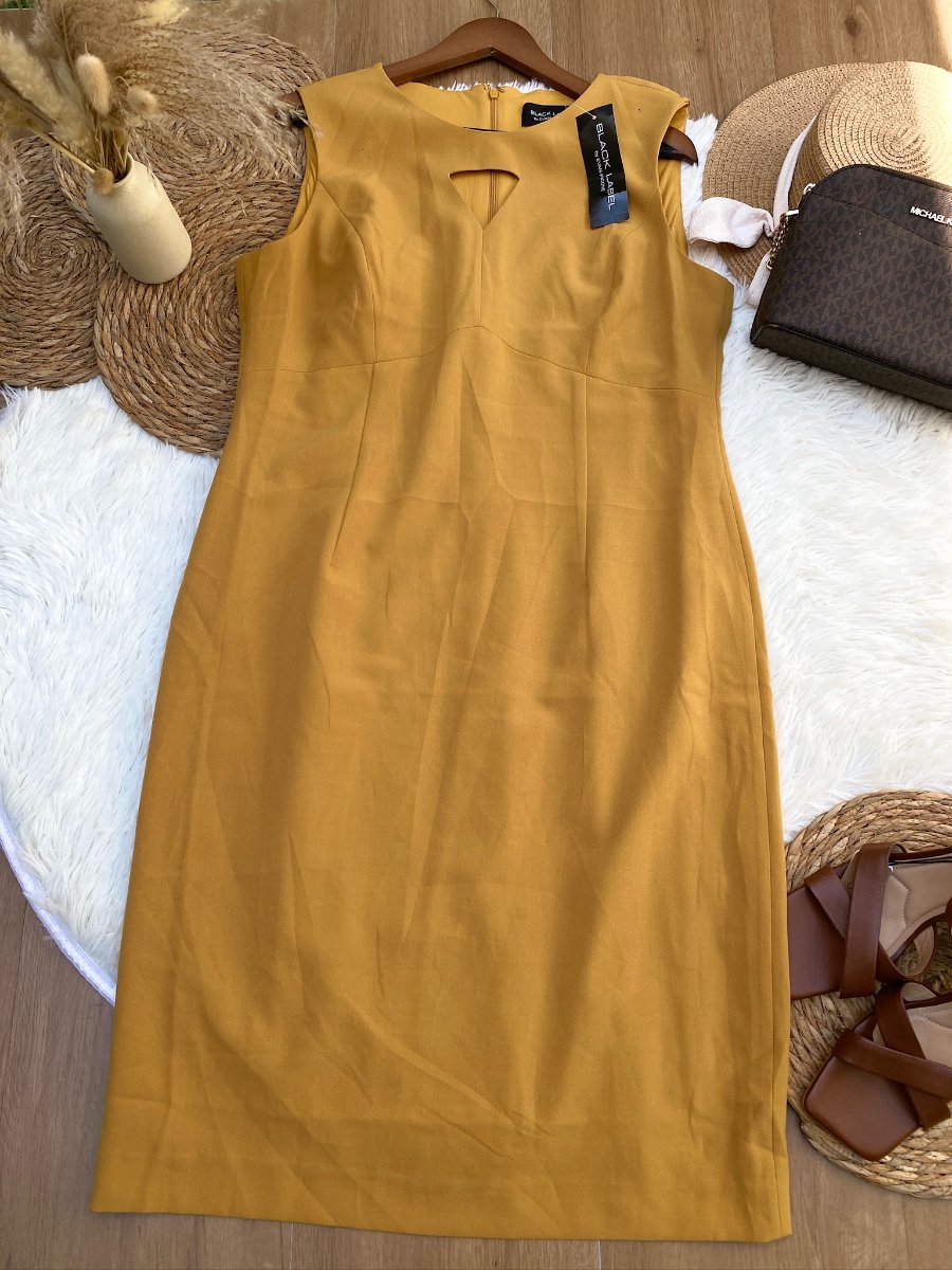 Vestido BLACK LABEL by EVAN-PICONE Camel Elegance — miniatura 2