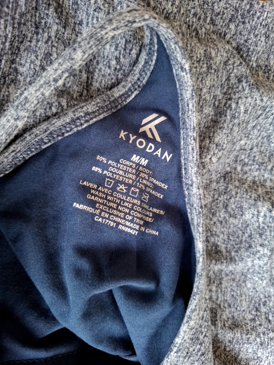 Vestido Deportivo KYODAN Gris Jaspeado — miniatura 4