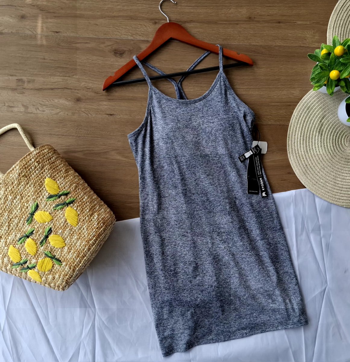 Vestido Deportivo KYODAN Gris Jaspeado — miniatura 2