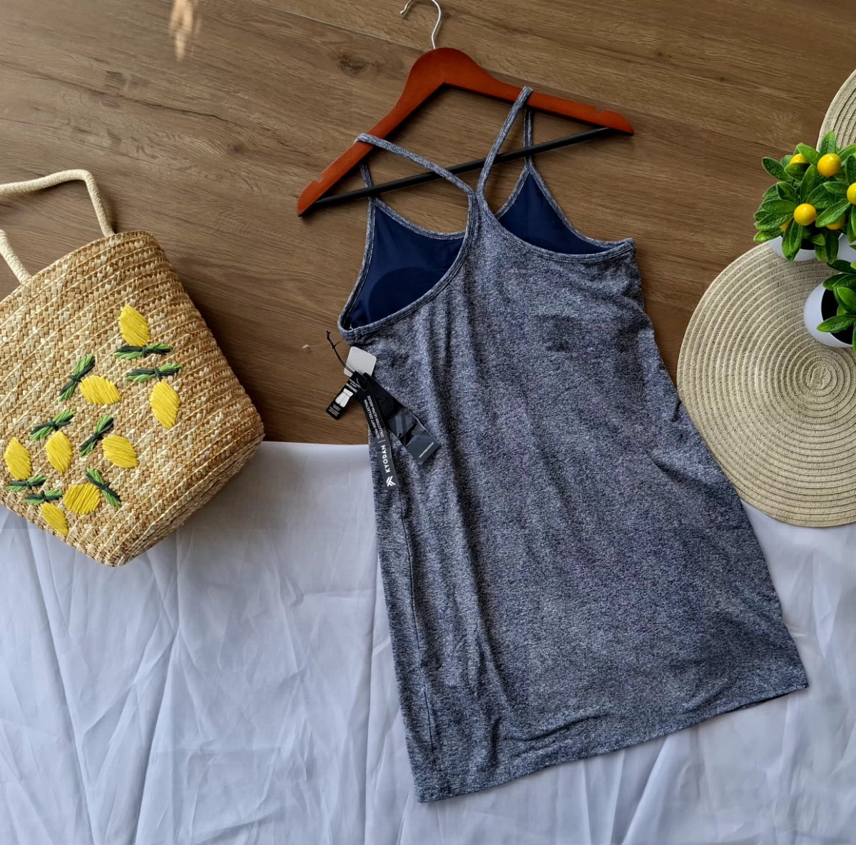 Vestido Deportivo KYODAN Gris Jaspeado — miniatura 3