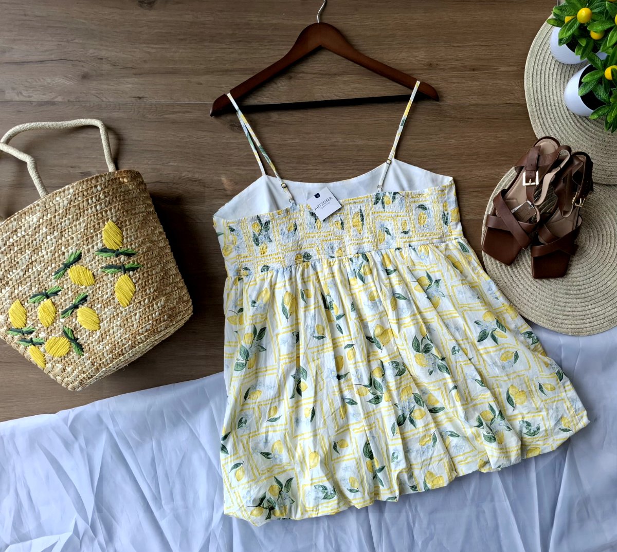 Vestido ARIZONA JEAN CO Lemon Garden — miniatura 3