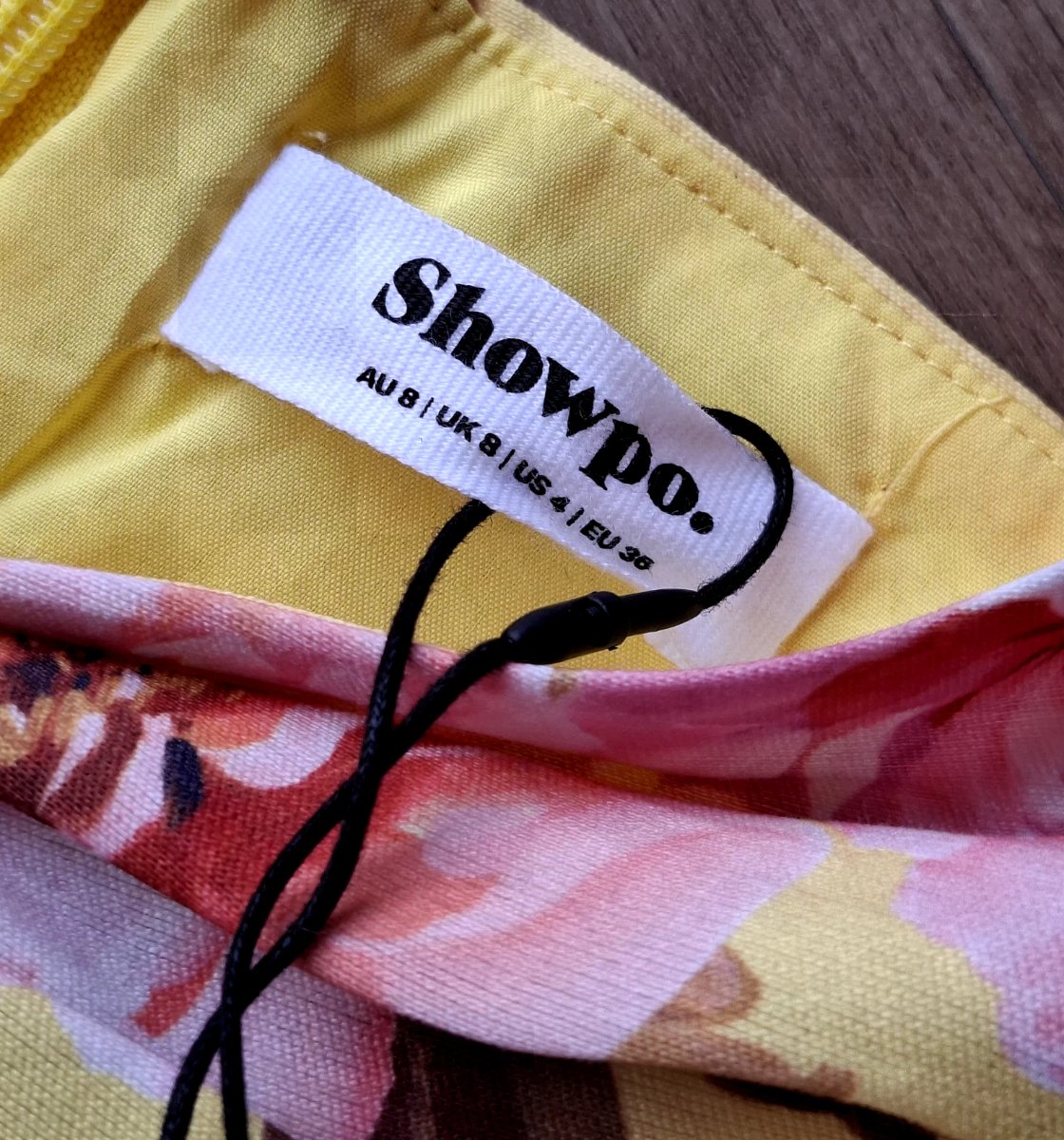 Vestido SHOWPO Floral Amarillo Soleil — miniatura 4