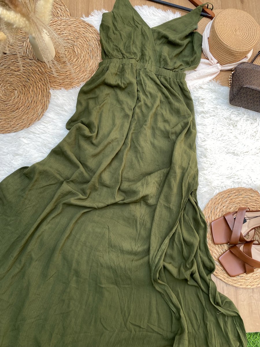 Vestido LULUS Brisa Oliva — miniatura 2
