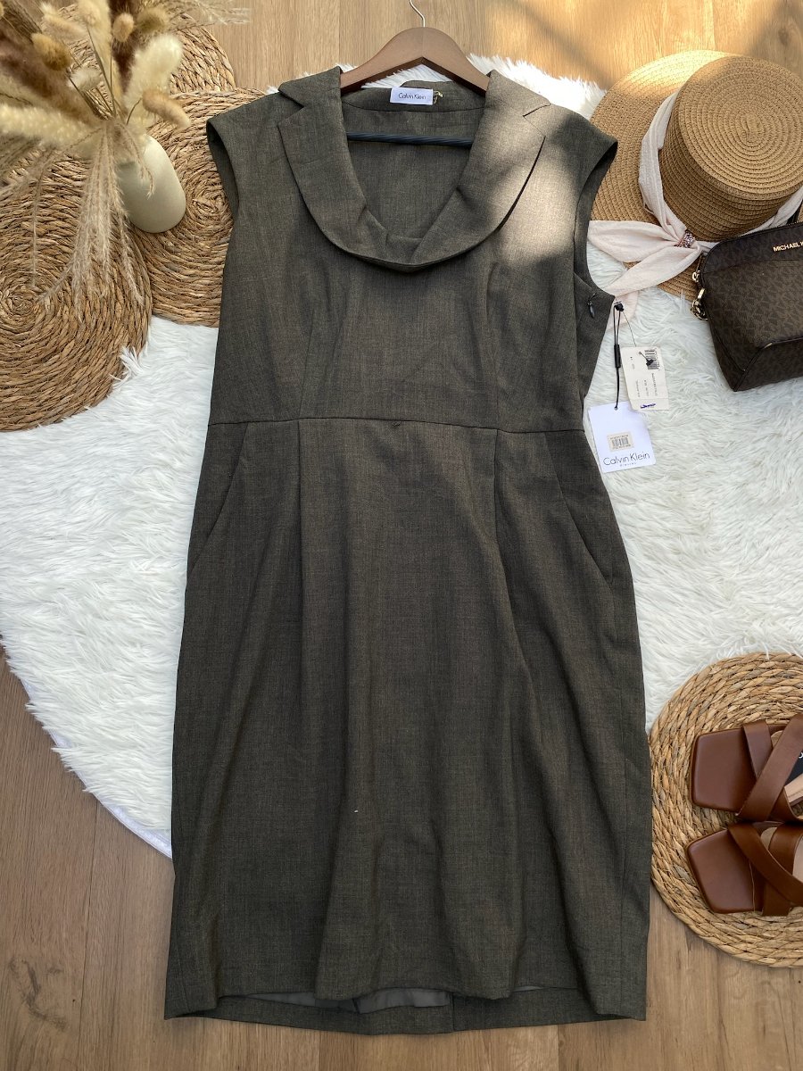 Vestido CALVIN KLEIN Elegancia Ejecutiva — miniatura 2