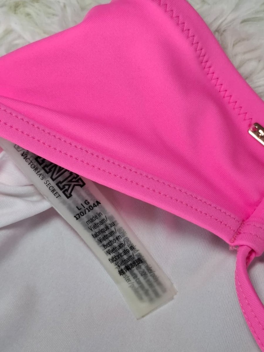 Bikini Pink Wrap de Tiro Alto — miniatura 5