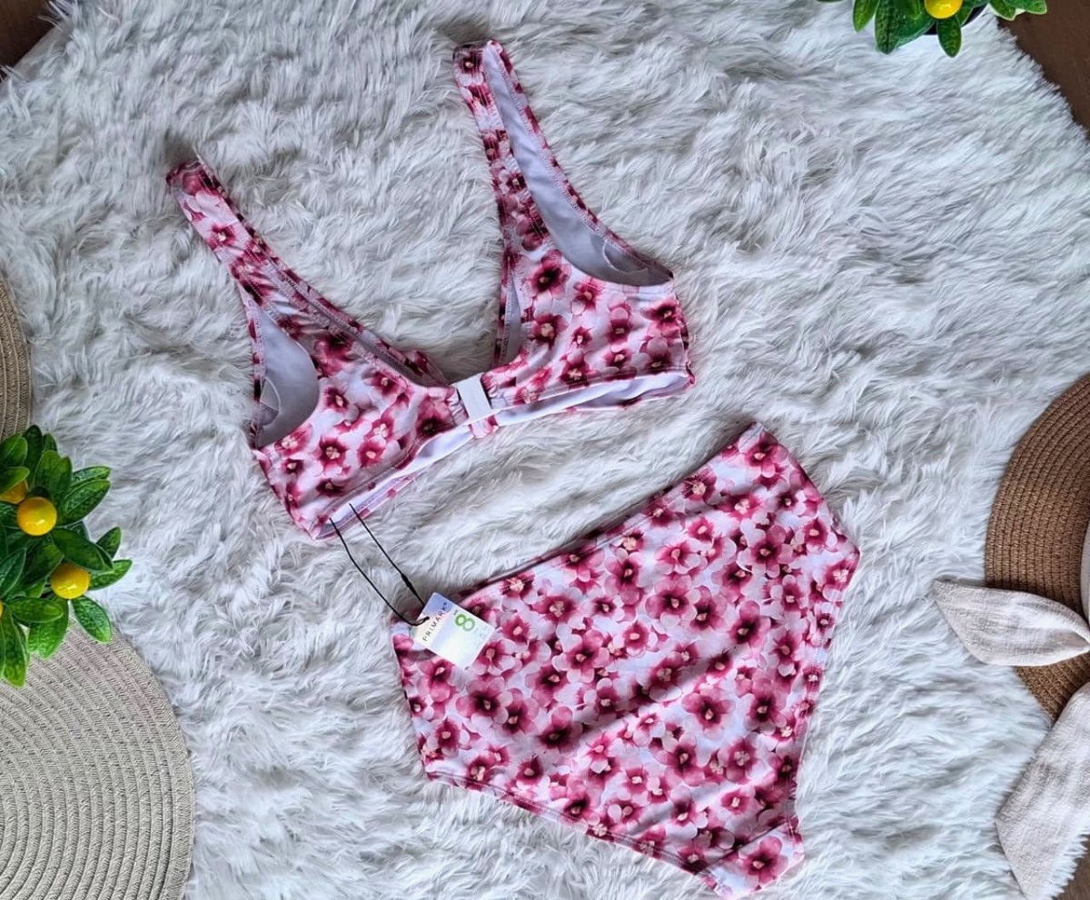 Bikini Floral PRIMARK de Tiro Alto — miniatura 3