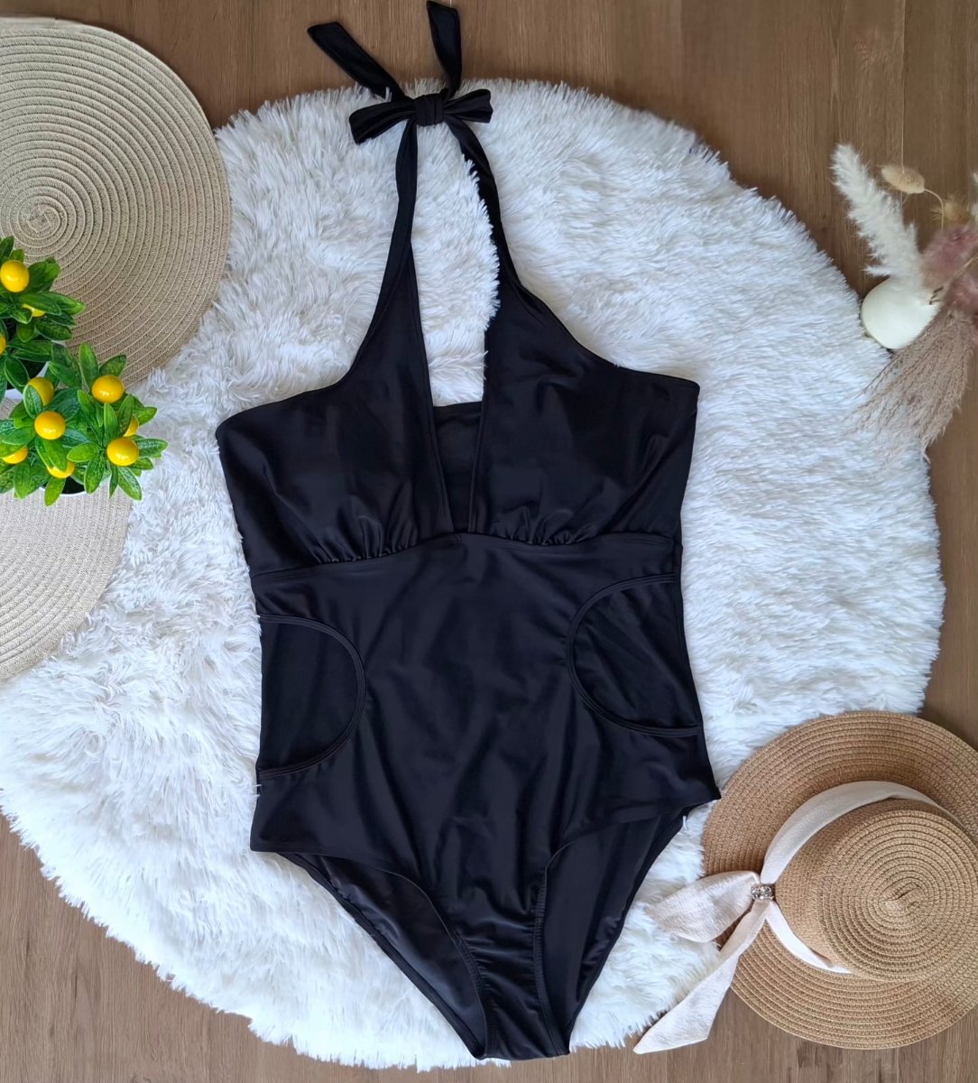 Traje de Baño Entero Escote Profundo FOREVER 21+ — miniatura 2