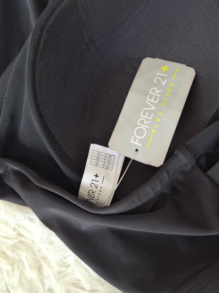 Traje de Baño Entero Escote Profundo FOREVER 21+ — miniatura 3