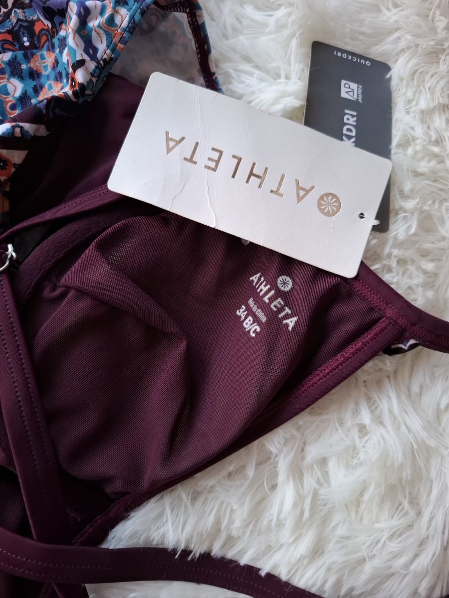 Traje de baño ATHLETA Estampado Tribal Ajustable — miniatura 4