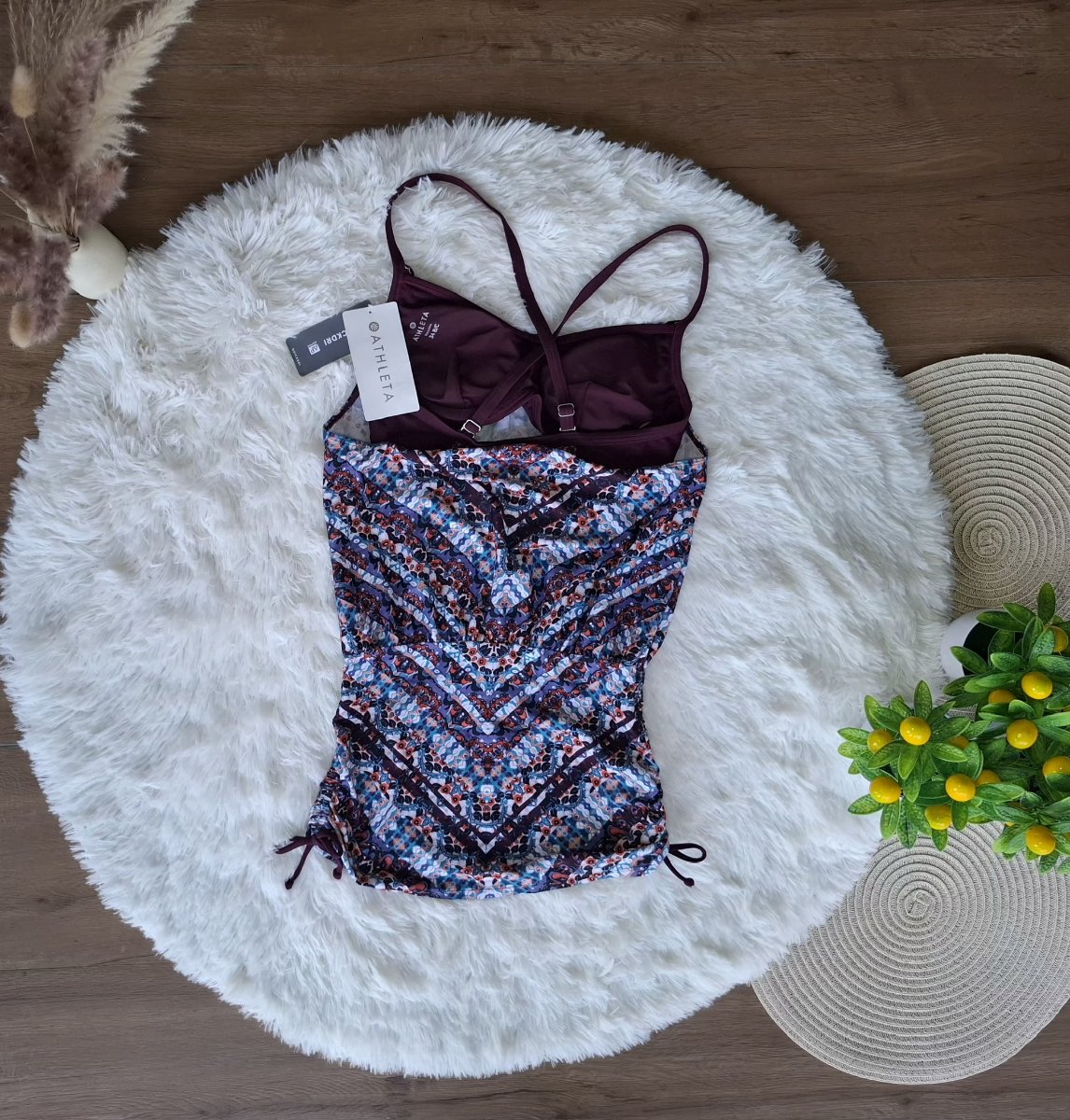 Traje de baño ATHLETA Estampado Tribal Ajustable — miniatura 3