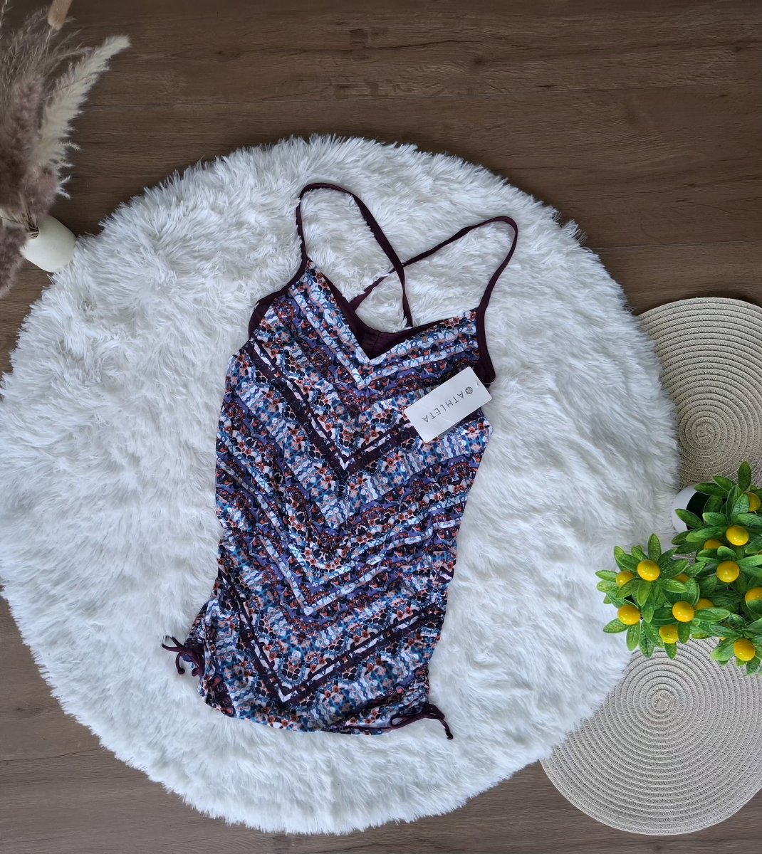 Traje de baño ATHLETA Estampado Tribal Ajustable — miniatura 2