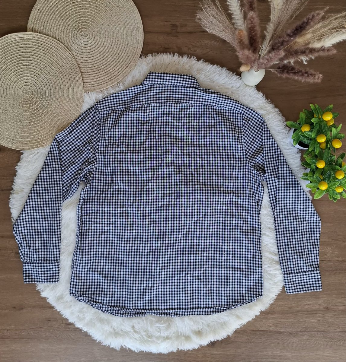 Camisa Oxford Gingham BANANA REPUBLIC — miniatura 3