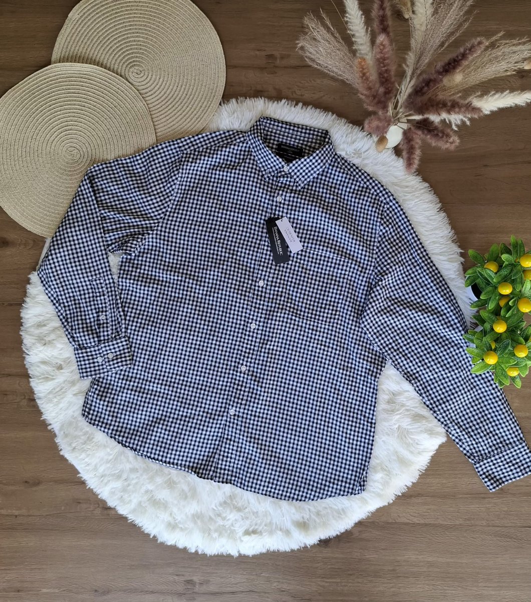 Camisa Oxford Gingham BANANA REPUBLIC — miniatura 2