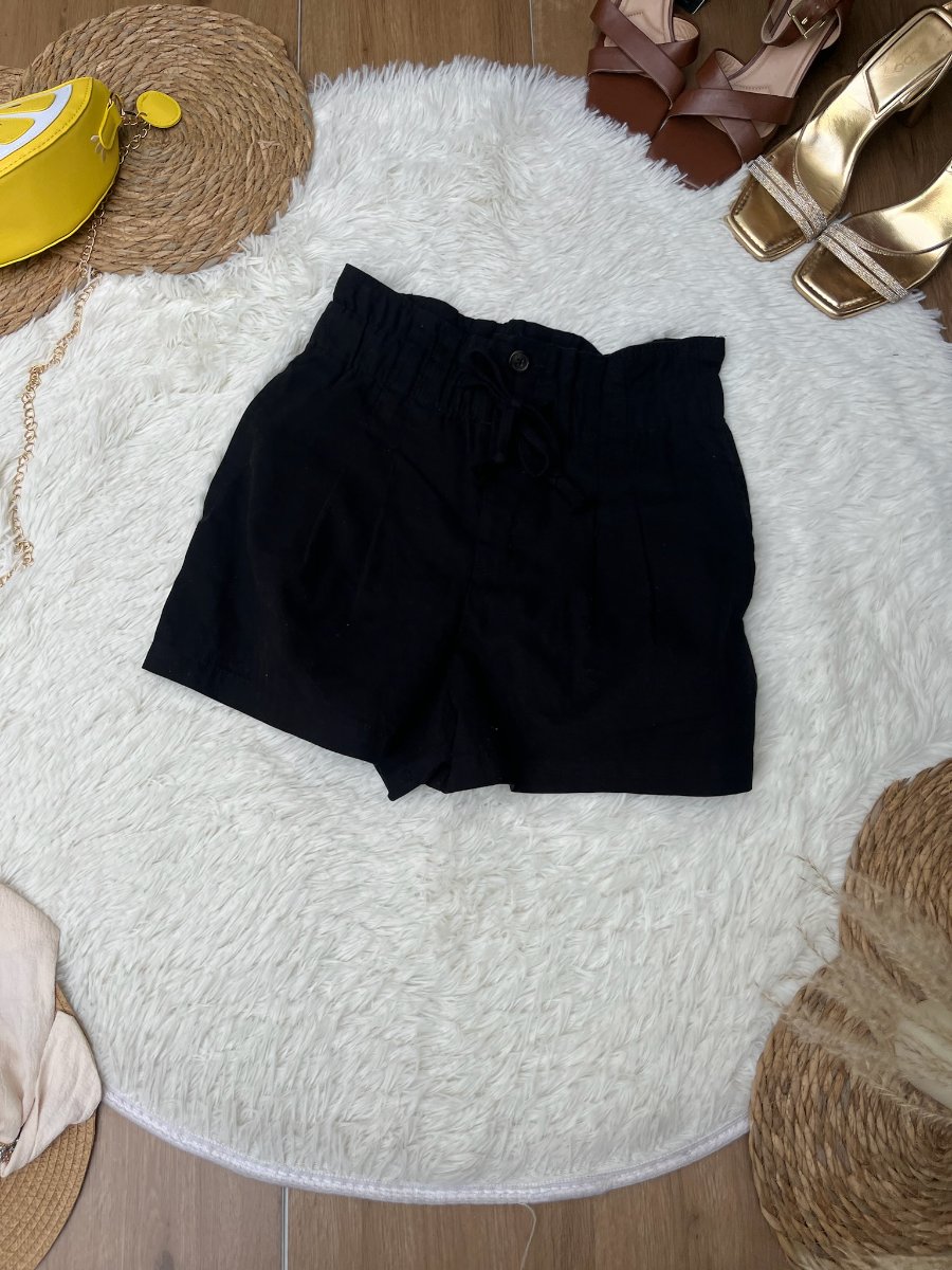 Short Paperbag FOREVER 21 Negro — miniatura 2